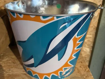 Seau métal Miami Dolphins – 