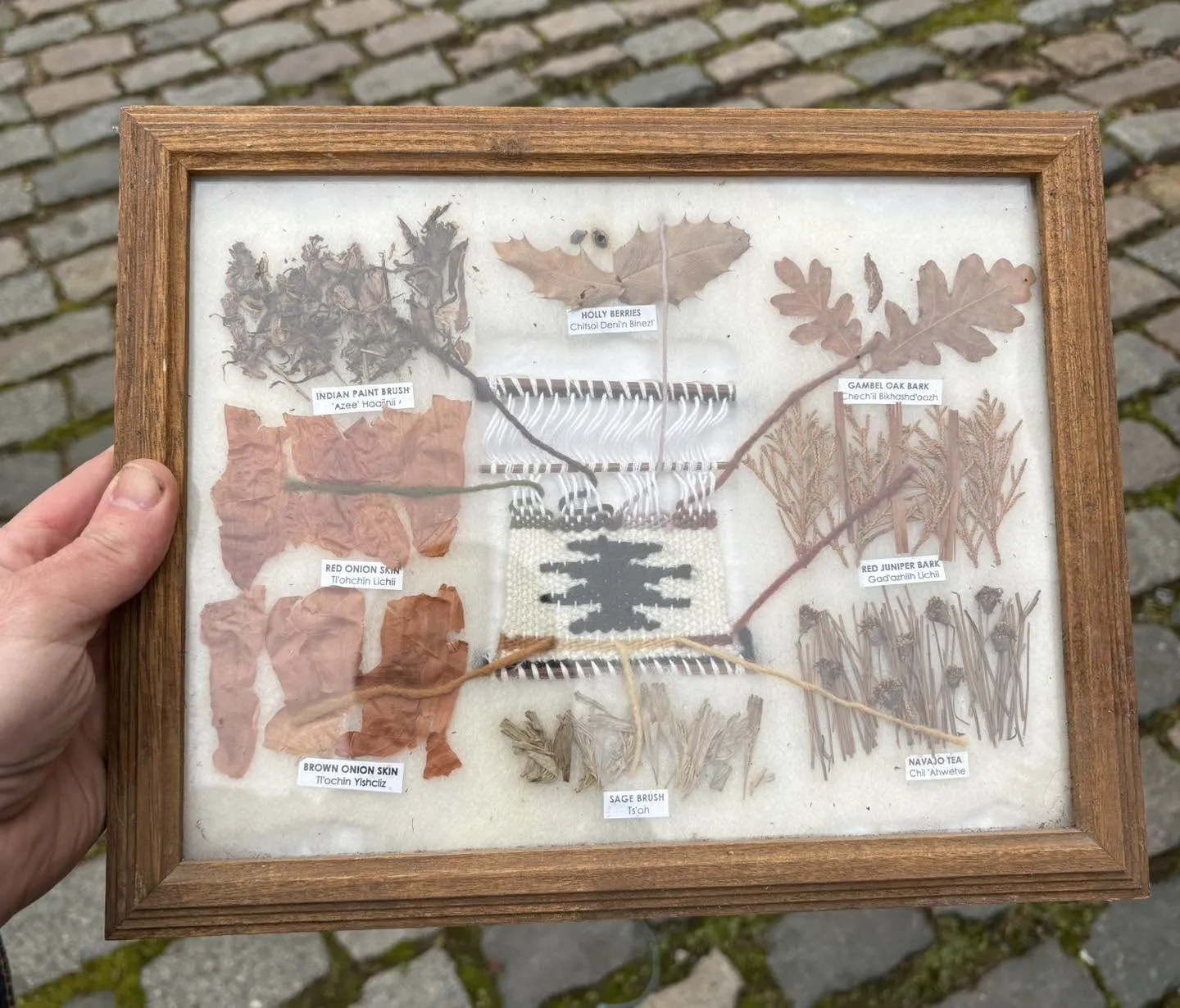 Cadre décoratif plumes amérindiennes – 