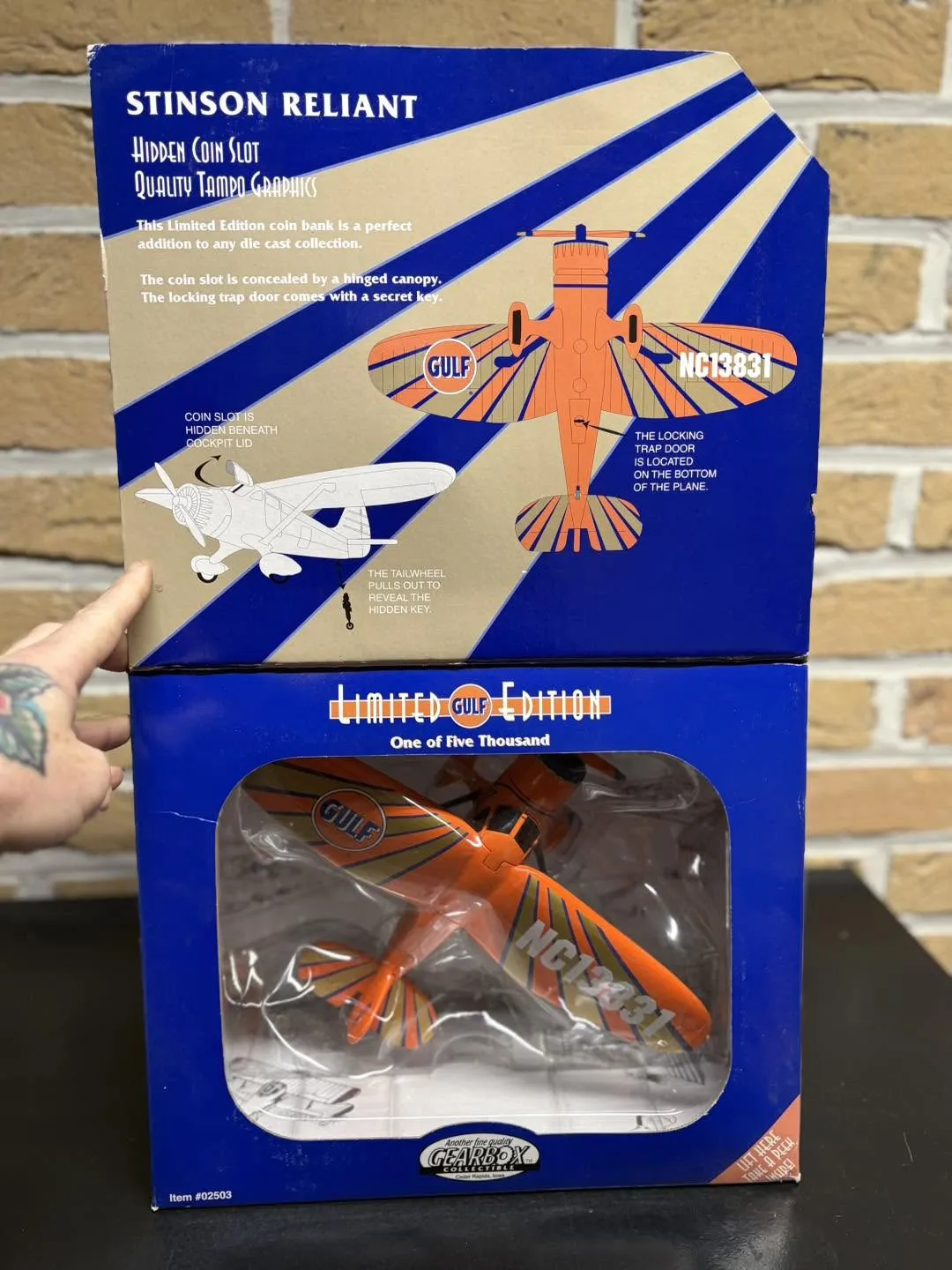 Avion miniature de collection en boîte – 