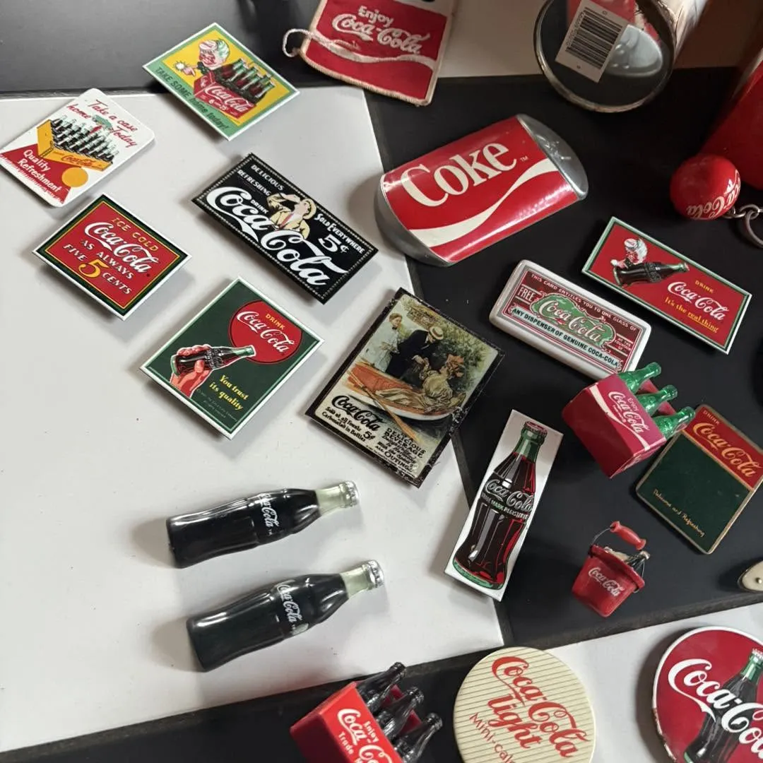 Lot d'objets Coca-Cola – 