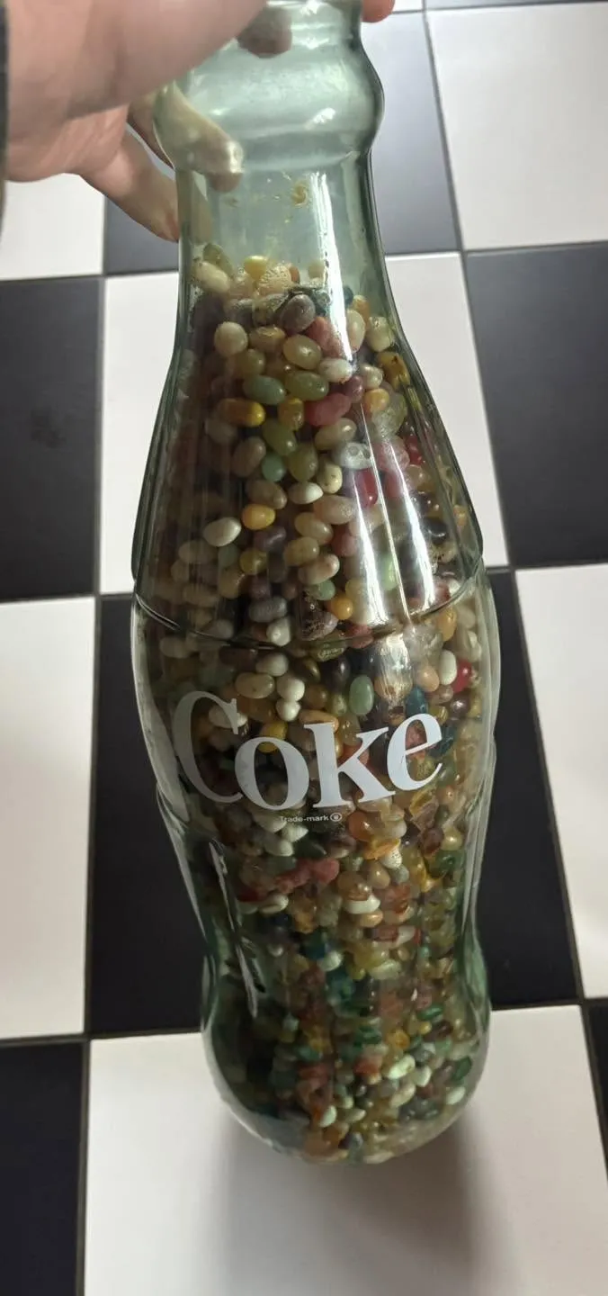 Bouteille Coke décorative remplie – 