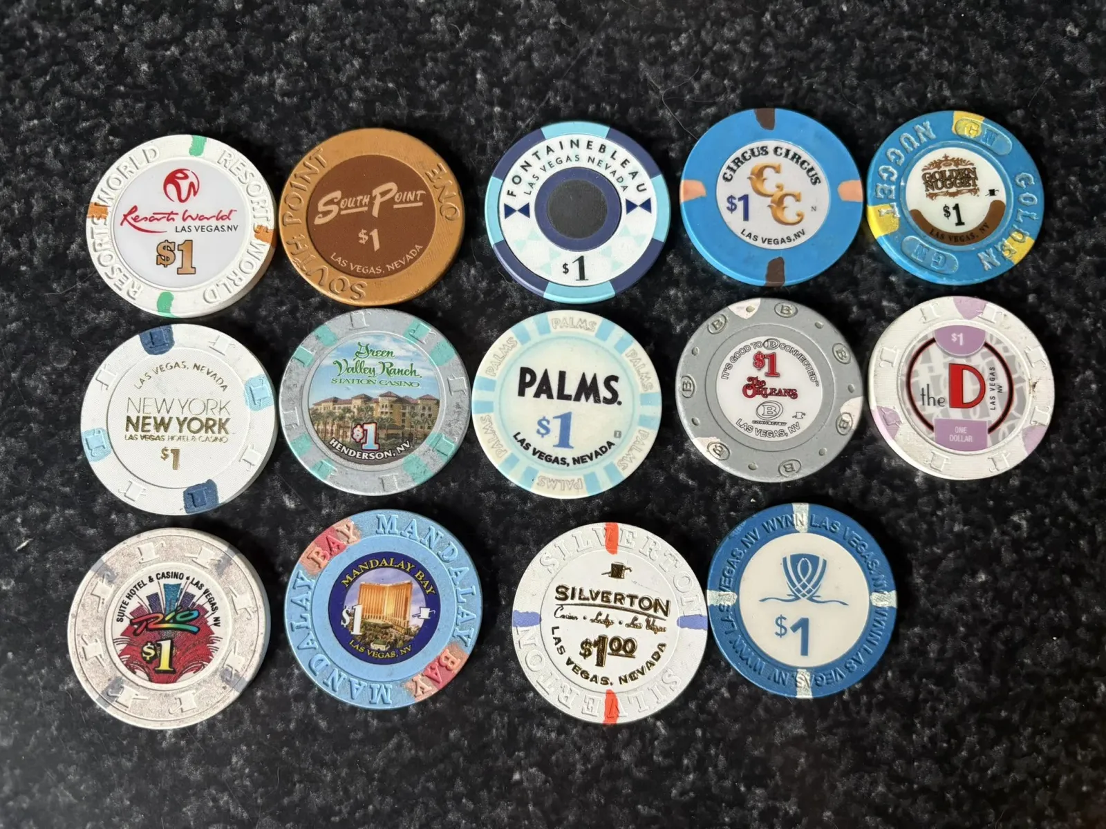 Jetons de casino de collection – 