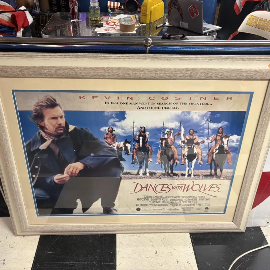 Affiche encadrée « Danse avec les loups » – 