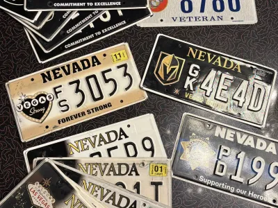 Lot de plaques d'immatriculation Nevada – 