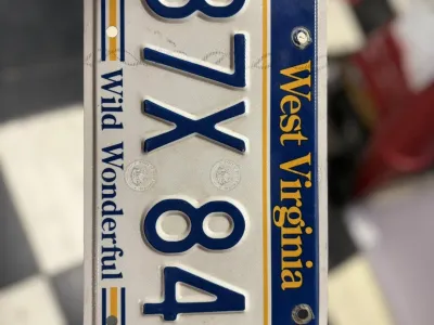 Plaque d'immatriculation West Virginia – 